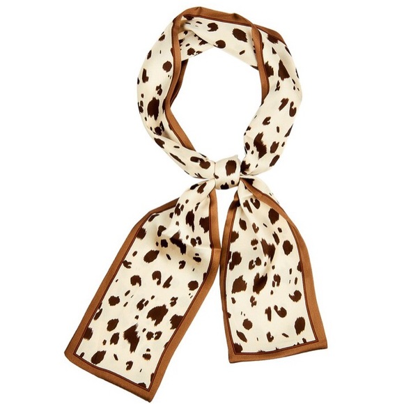 Tayzani Accessories - Animal Print Headscarf Silky Hair Tie Scarf NWT